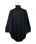 COGTHEBIGSMOKEコグザビッグスモーク）の古着「MATILDA POLLO NECK ABANICOS TOP/ハイネックニット」｜ブラック