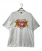 HUMAN MADE×KAWSヒューマンメイド×カウズ）の古着「半袖カットソー/HUMAN Made x KAWS Made Graphic T-Shirt」｜ホワイト