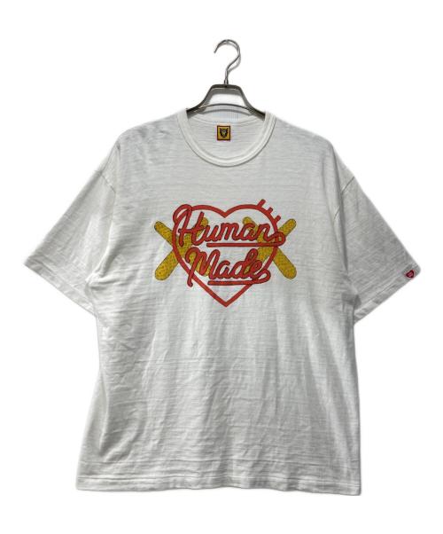 HUMAN MADE（ヒューマンメイド）HUMAN MADE (ヒューマンメイド) KAWS (カウズ) 半袖カットソー/HUMAN Made x KAWS Made Graphic T-Shirt ホワイト サイズ:2XLの古着・服飾アイテム