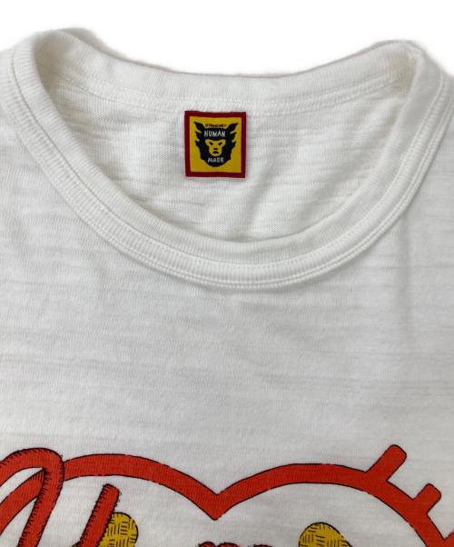 HUMAN MADE（ヒューマンメイド）HUMAN MADE (ヒューマンメイド) KAWS (カウズ) 半袖カットソー/HUMAN Made x KAWS Made Graphic T-Shirt ホワイト サイズ:2XLの古着・服飾アイテム