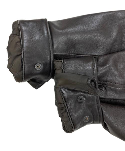 JOURNAL STANDARD（ジャーナルスタンダード）JOURNAL STANDARD (ジャーナルスタンダード) ラム ダッド レザーブルゾン ブラウン サイズ:Lの古着・服飾アイテム
