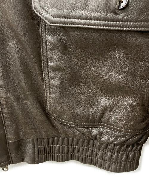 JOURNAL STANDARD（ジャーナルスタンダード）JOURNAL STANDARD (ジャーナルスタンダード) ラム ダッド レザーブルゾン ブラウン サイズ:Lの古着・服飾アイテム