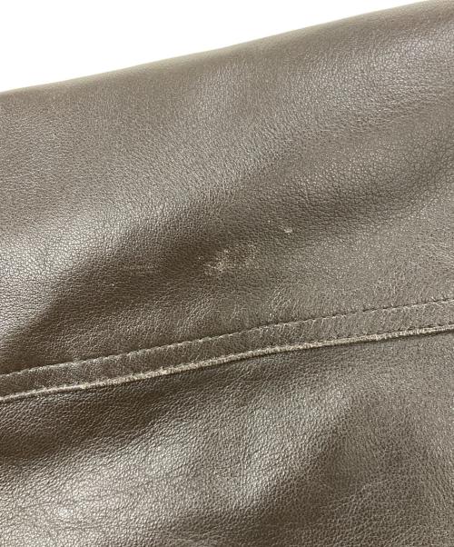 JOURNAL STANDARD（ジャーナルスタンダード）JOURNAL STANDARD (ジャーナルスタンダード) ラム ダッド レザーブルゾン ブラウン サイズ:Lの古着・服飾アイテム
