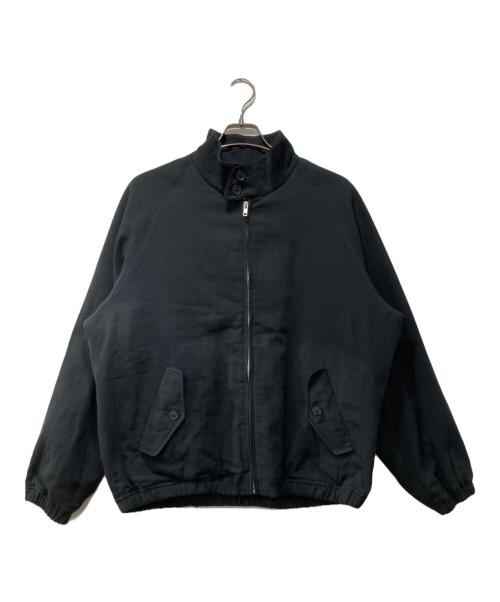 FOLL（フォル）FOLL (フォル) soft doublecross harrington jacket/ハリントンジャケット ブラック サイズ:3の古着・服飾アイテム