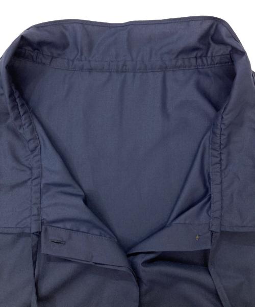 UNITED ARROWS（ユナイテッドアローズ）UNITED ARROWS (ユナイテッドアローズ) フリルカラー フレアスリーブ ブラウス ネイビー サイズ:表記なしの古着・服飾アイテム
