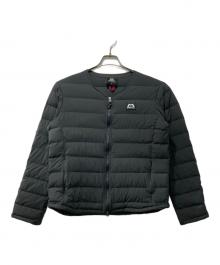 MountainEquipment（マウンテンイクィップメント）の古着「ストレッチ・ダウン・カーディガン/ダウンジャケット」｜ブラック