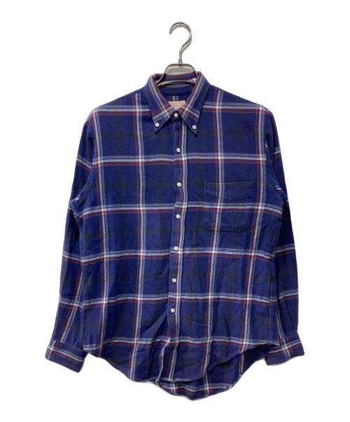SUGAR CANE（シュガーケーン）SUGAR CANE (シュガーケーン) コットンシャツ/90s-00s パープル サイズ:Mの古着・服飾アイテム