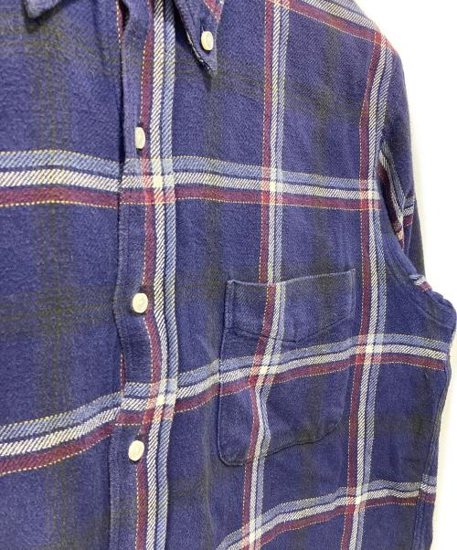 SUGAR CANE（シュガーケーン）SUGAR CANE (シュガーケーン) コットンシャツ/90s-00s パープル サイズ:Mの古着・服飾アイテム