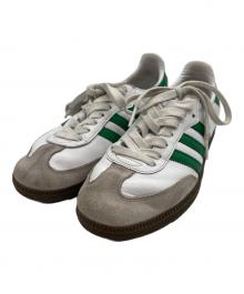 adidas（アディダス）の古着「ローカットスニーカー/Samba OG "White/Green"」｜グリーン×ホワイト