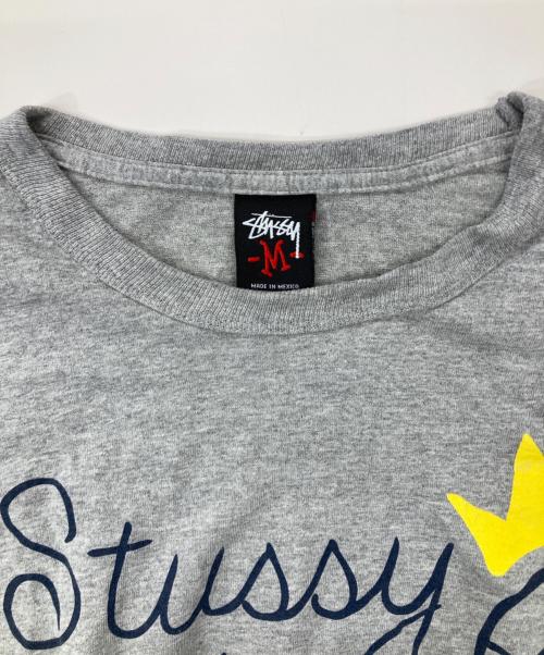 stussy（ステューシー）stussy (ステューシー) ロングスリーブカットソー グレー サイズ:Mの古着・服飾アイテム