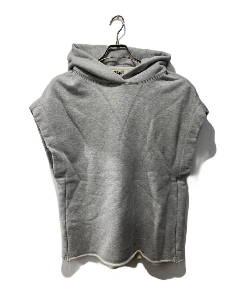 nell（ネル）nell (ネル) ノースリーブパーカー グレー サイズ:表記なしの古着・服飾アイテム