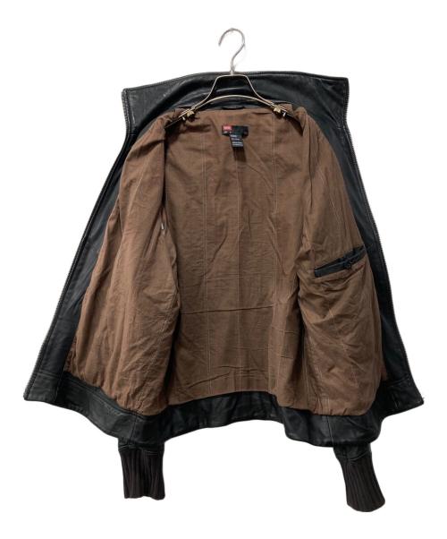 DIESEL（ディーゼル）DIESEL (ディーゼル) 00s/レザージャケット ブラック サイズ:XLの古着・服飾アイテム