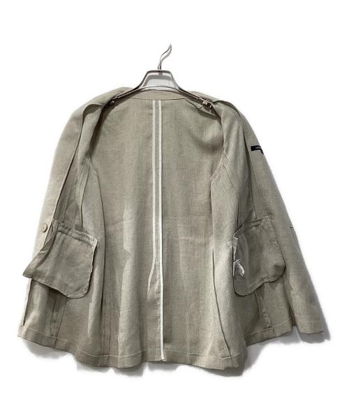 LAUTRE AMONT（ロートレアモン）LAUTRE AMONT (ロートレアモン) ダブルジャケット ベージュ サイズ:38の古着・服飾アイテム