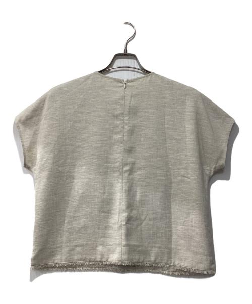 LAUTRE AMONT（ロートレアモン）LAUTRE AMONT (ロートレアモン) ツイルリネーラブラウス ベージュ サイズ:38の古着・服飾アイテム