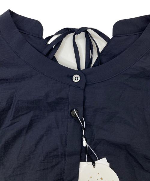 Sono（ソーノ）Sono (ソーノ) 裾フリルのブラウス ブラック サイズ:1 未使用品の古着・服飾アイテム
