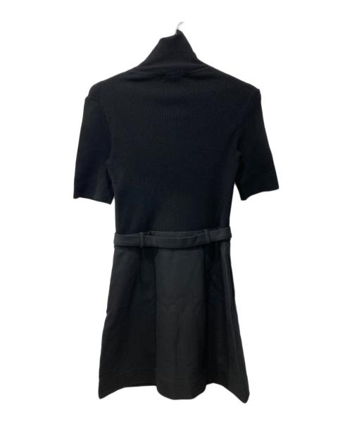 theory（セオリー）theory (セオリー) ニットコンボドレス ワンピース ブラック サイズ:Sの古着・服飾アイテム