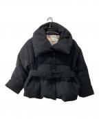 HER LIP TOハーリップトゥ）の古着「ダウンジャケット/Lace Shell Belted Down Jacket」｜ブラック