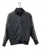 adidasアディダス）の古着「デニムジャケット/ADICOLOR DENIM FIREBIRD TRACK TOP TRUBLC」｜ブラック