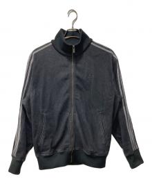 adidas（アディダス）の古着「デニムジャケット/ADICOLOR DENIM FIREBIRD TRACK TOP TRUBLC」｜ブラック