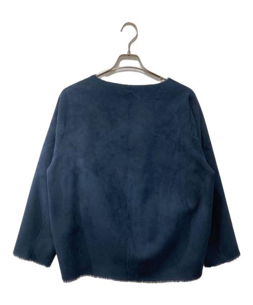 NIMES（ニーム）NIMES (ニーム) フェイクムートン リバーシブルコート ネイビー サイズ:表記なしの古着・服飾アイテム