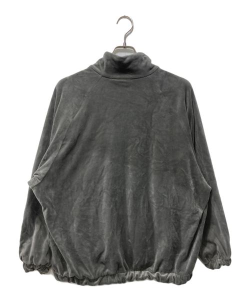 adidas（アディダス）adidas (アディダス) トラックジャケット/ベルベット オーバーサイズ トラックトップ グレー サイズ:Lの古着・服飾アイテム