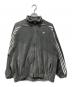 adidas（アディダス）の古着「トラックジャケット/ベルベット オーバーサイズ トラックトップ」｜グレー