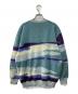 Graphpaper (グラフペーパー) Jacquard Crew Neck ブルー サイズ:1：10000円