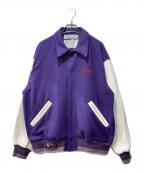 DAIRIKUダイリク）の古着「Andrew Stadium Jacket/スタジャン」｜パープル×ホワイト