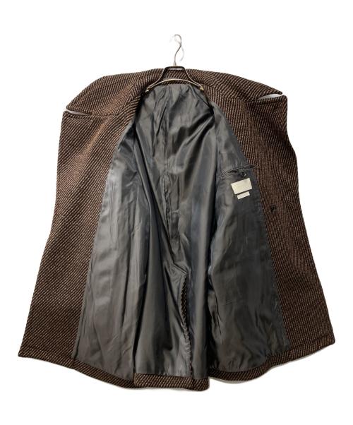 YOKE（ヨーク）YOKE (ヨーク) DOUBLE BREASTED HALF COAT ブラウン サイズ:2の古着・服飾アイテム
