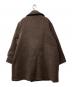 YOKE (ヨーク) DOUBLE BREASTED HALF COAT ブラウン サイズ:2：35000円