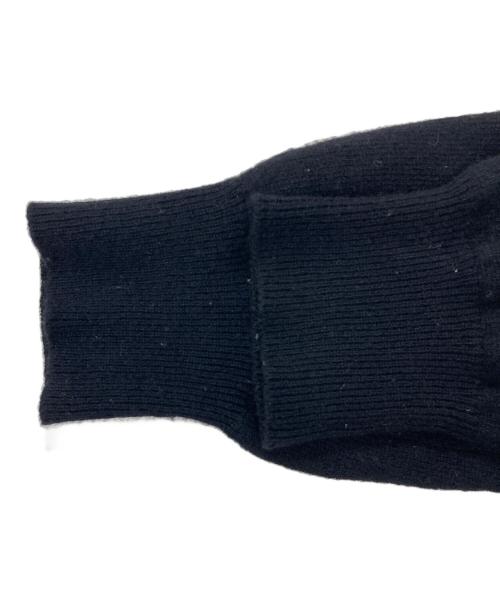 PLAY COMME des GARCONS（プレイコムデギャルソン）PLAY COMME des GARCONS (プレイコムデギャルソン) ハートワッペンウールカーディガン ブラック サイズ:Mの古着・服飾アイテム