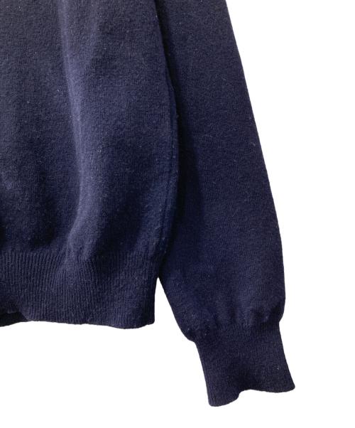 PLAY COMME des GARCONS（プレイコムデギャルソン）PLAY COMME des GARCONS (プレイコムデギャルソン) ハートワッペンクルーネックカーディガン ネイビー サイズ:Lの古着・服飾アイテム