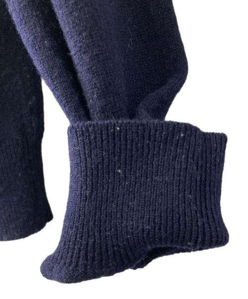 PLAY COMME des GARCONS（プレイコムデギャルソン）PLAY COMME des GARCONS (プレイコムデギャルソン) ハートワッペンクルーネックカーディガン ネイビー サイズ:Lの古着・服飾アイテム