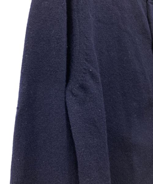 PLAY COMME des GARCONS（プレイコムデギャルソン）PLAY COMME des GARCONS (プレイコムデギャルソン) ハートワッペンクルーネックカーディガン ネイビー サイズ:Lの古着・服飾アイテム