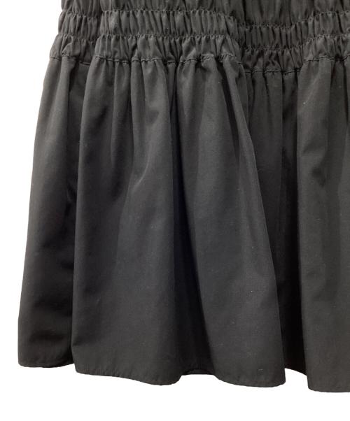RAY BEAMS（レイ ビームス）RAY BEAMS (レイ ビームス) プリーツシャーリングフレアスカート ブラックの古着・服飾アイテム