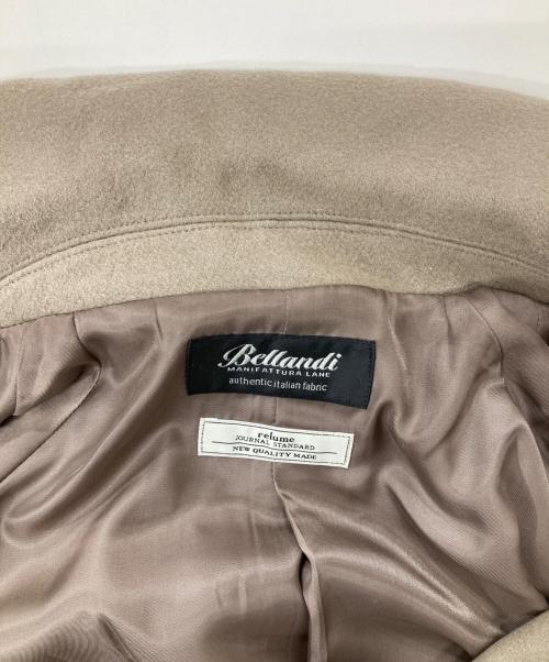 JOURNAL STANDARD relume（ジャーナルスタンダード レリューム）JOURNAL STANDARD relume (ジャーナルスタンダード レリューム) Bellandiラグランスリーブロングコート ブラウン サイズ:38の古着・服飾アイテム