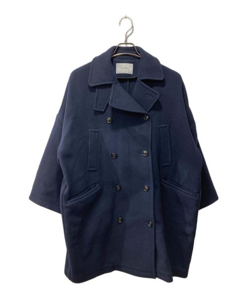 FRAMeWORK（フレームワーク）FRAMeWORK (フレームワーク) ロングPコート ネイビー サイズ:36の古着・服飾アイテム