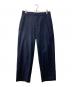 FOLL（フォル）の古着「wool cashmere stripe everyday trouser」｜ネイビー