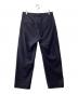 FOLL (フォル) wool cashmere stripe everyday trouser ネイビー サイズ:3：7000円