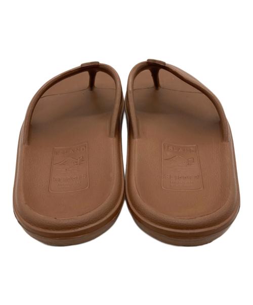 ISLAND SLIPPER（アイランドスリッパ）ISLAND SLIPPER (アイランドスリッパ) トングサンダル ブラウン サイズ:10の古着・服飾アイテム