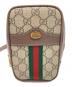 GUCCI (グッチ) フィディア ミニポシェット/GGスプリーム ブラウン：80000円