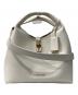 CHARLES & KEITH（チャールズアンドキース）の古着「CHANCEメタリックアクセントバケットバッグ」｜ホワイト
