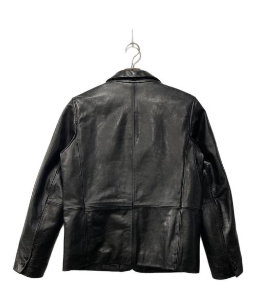 BEAMS（ビームス）BEAMS (ビームス) カウレザージャケット ブラック サイズ:Mの古着・服飾アイテム