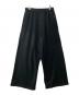 DAIRIKU（ダイリク）の古着「スウェットパンツ/Silk-Cotton Wide Sweat Pants」｜ブラック