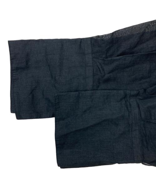 ne quittez pas（ヌキテパ）ne quittez pas (ヌキテパ) Cotton Organza Tuck Blouse/ブラウス ブラック サイズ:表記なし 未使用品の古着・服飾アイテム