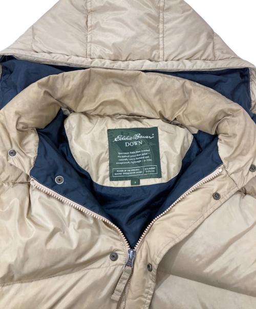 Eddie Bauer（エディーバウアー）Eddie Bauer (エディーバウアー) 00s/ダウンジャケット ベージュ サイズ:Sの古着・服飾アイテム