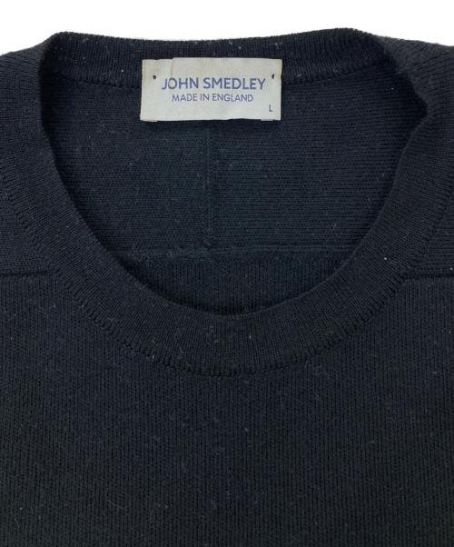 JOHN SMEDLEY（ジョンスメドレー）JOHN SMEDLEY (ジョンスメドレー) ウールニット ブラック サイズ:Lの古着・服飾アイテム