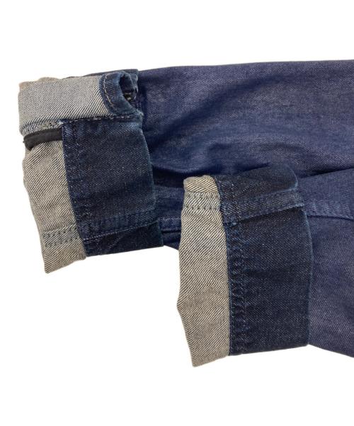 DIESEL（ディーゼル）DIESEL (ディーゼル) EDUN (イードゥン) コーティング加工デニムジャケット/ED-JCKY インディゴ サイズ:XLの古着・服飾アイテム