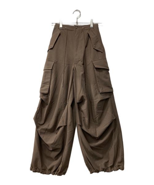 THROW（スロー）THROW (スロー) カーゴパンツ/OVER LOOSE CARGO パンツ ブラウンの古着・服飾アイテム