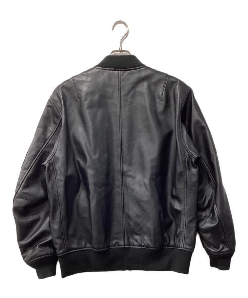 AVIREX（アヴィレックス）AVIREX (アヴィレックス) シープスキンレザーMA-1ジャケット ブラック サイズ:Lの古着・服飾アイテム